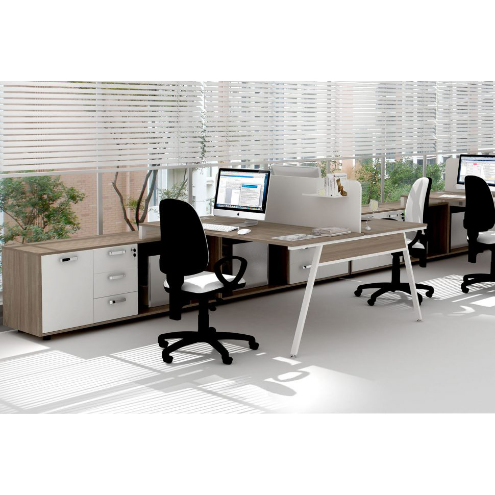 Офис бюро 2 работни места iOffice BO25 Dragi